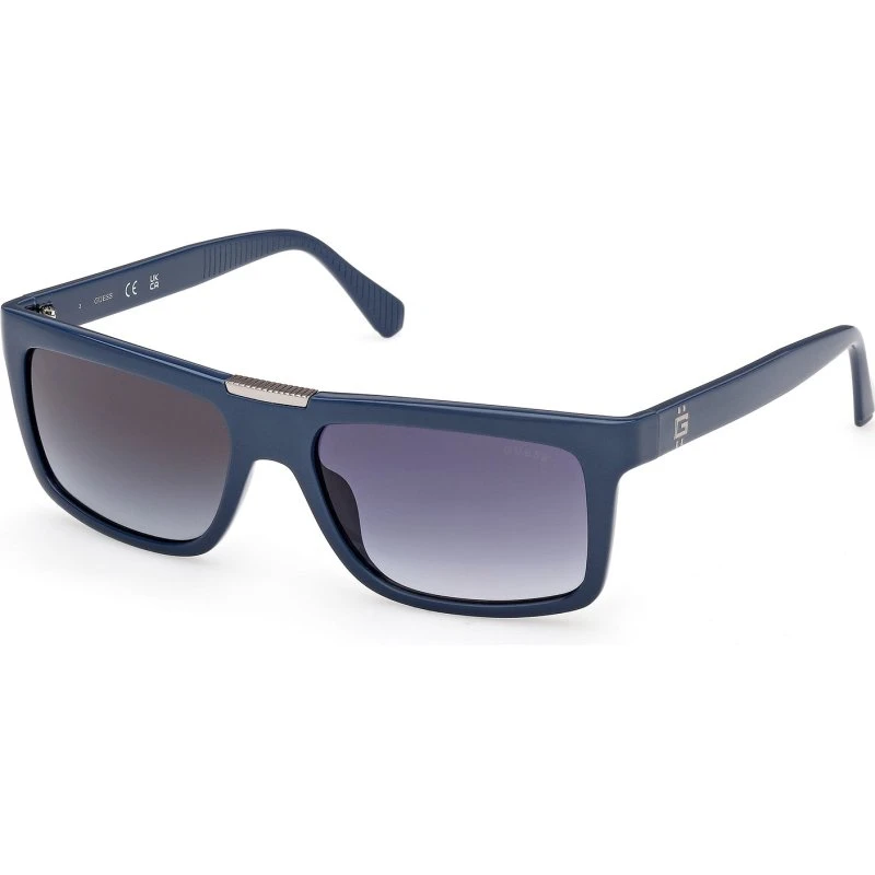 Guess GU00274 90W Occhiali da Sole Squadrati Blu Uomo