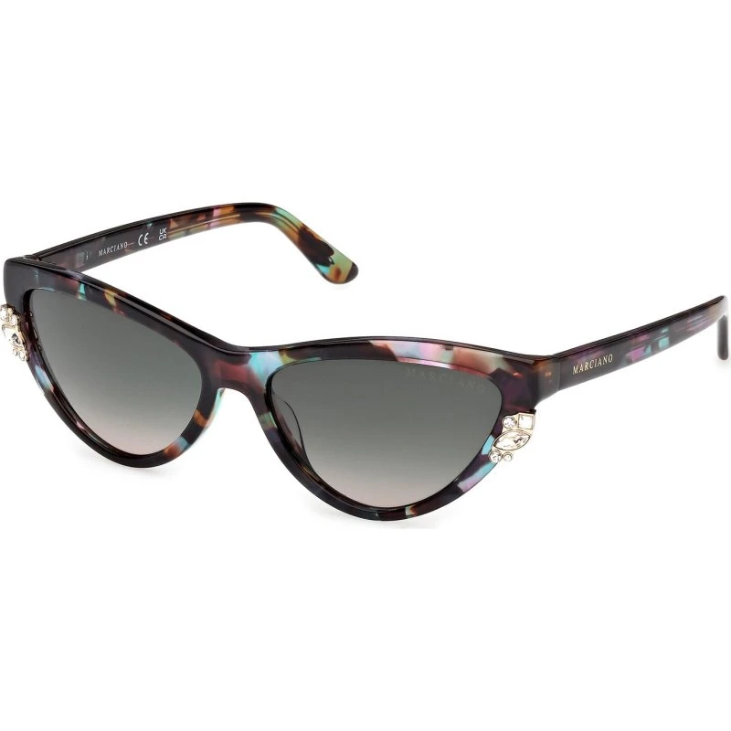 Guess by Marciano GM00031 98B Occhiali da Sole Cat Eye Verde Fumo