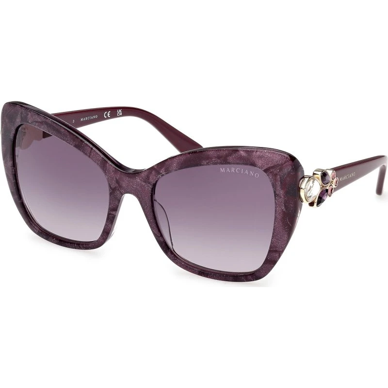 Guess by Marciano GM00032 83Z Occhiali da Sole Farfalla Viola