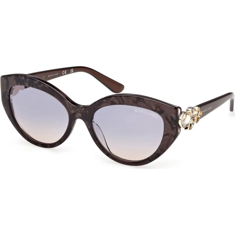 Guess by Marciano GM00033 Occhiali da Sole Cat Eye Marrone e Blu