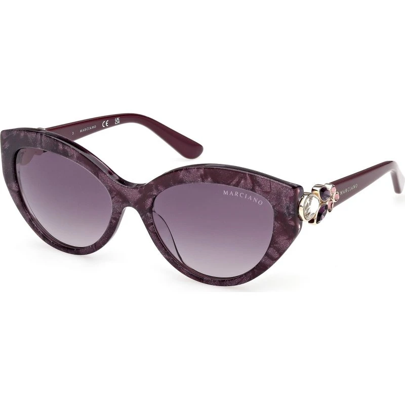 Guess by Marciano GM00033 83Z Occhiali da Sole Cat Eye Viola