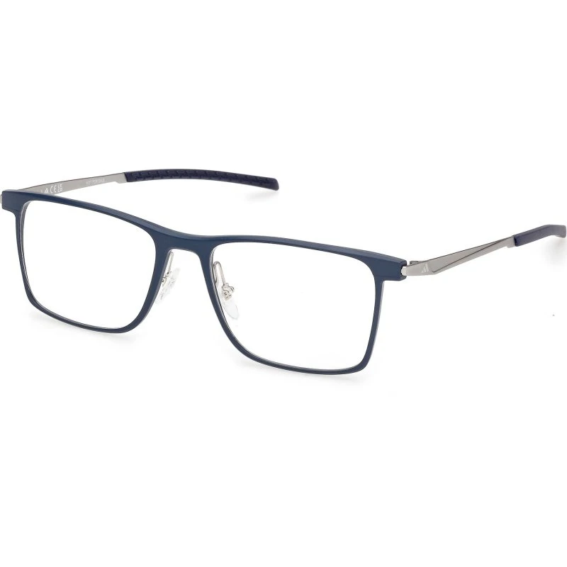 Adidas Sport SP5105 091 Occhiali da Vista Metallo Blu Squadrati