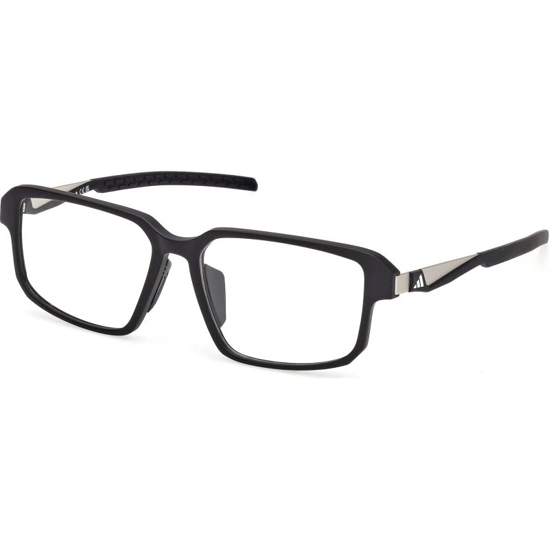 Adidas Sport SP5114-H 002 Occhiali da Vista Squadrati Neri Uomo
