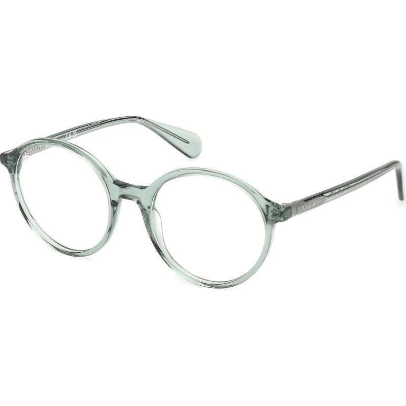 MAX&Co MO5217 093 Montatura Occhiali da Vista Verde Rotonda