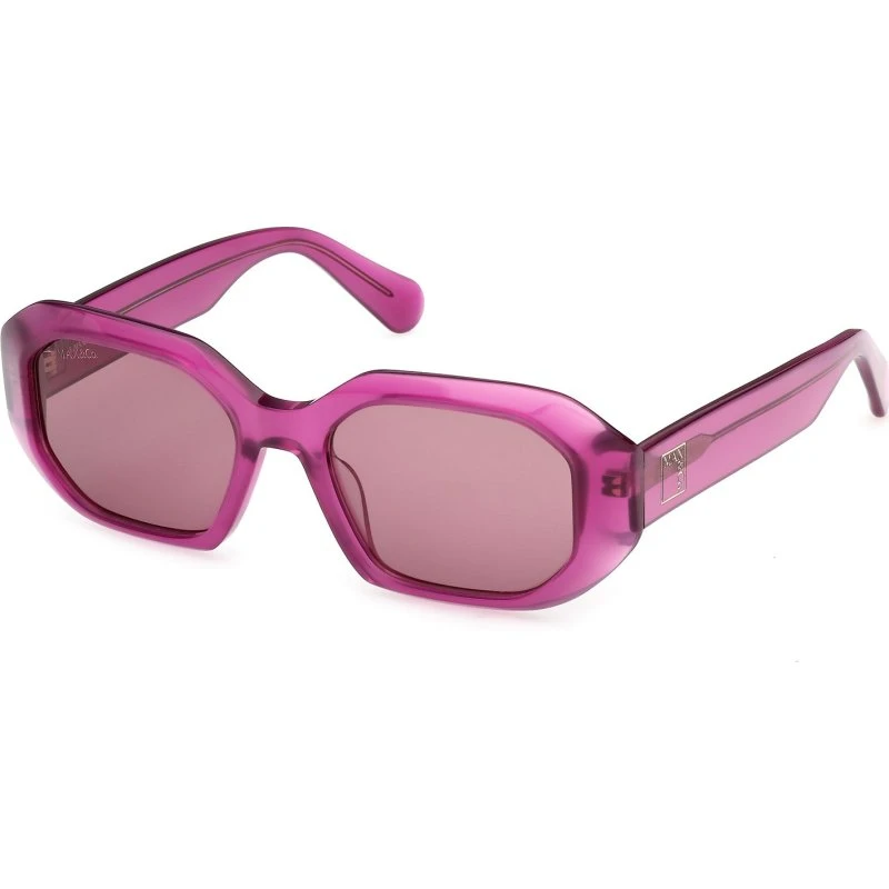 MAX&Co Occhiali da Sole Geometrici in Acetato Fucsia MO0152