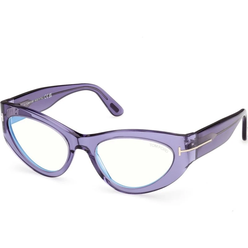 Tom Ford FT6134-B 081 Occhiali da Vista Cat Eye Viola
