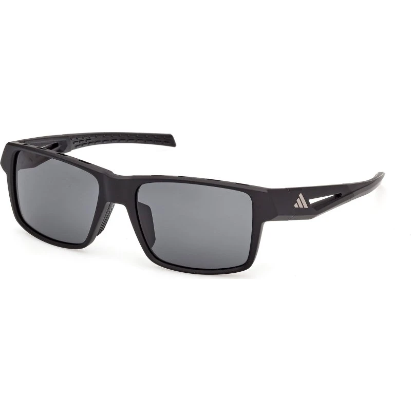 Adidas Sport KLEON SP0125 Occhiali da Sole Squadrati Neri