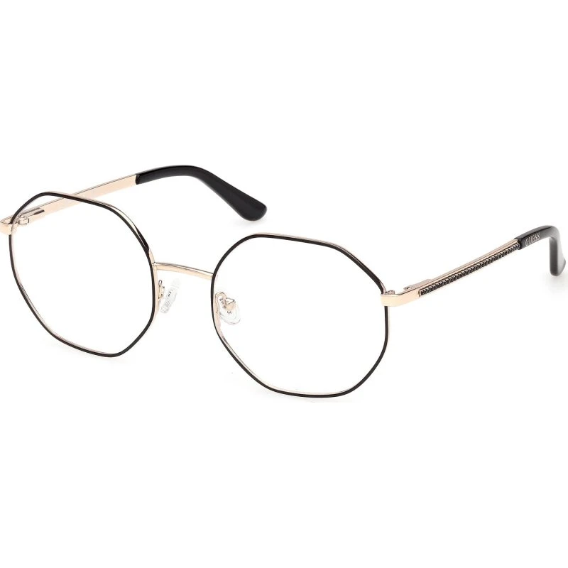 Guess GU50363 002 Occhiali da Vista Donna - Montatura Metallo Nera