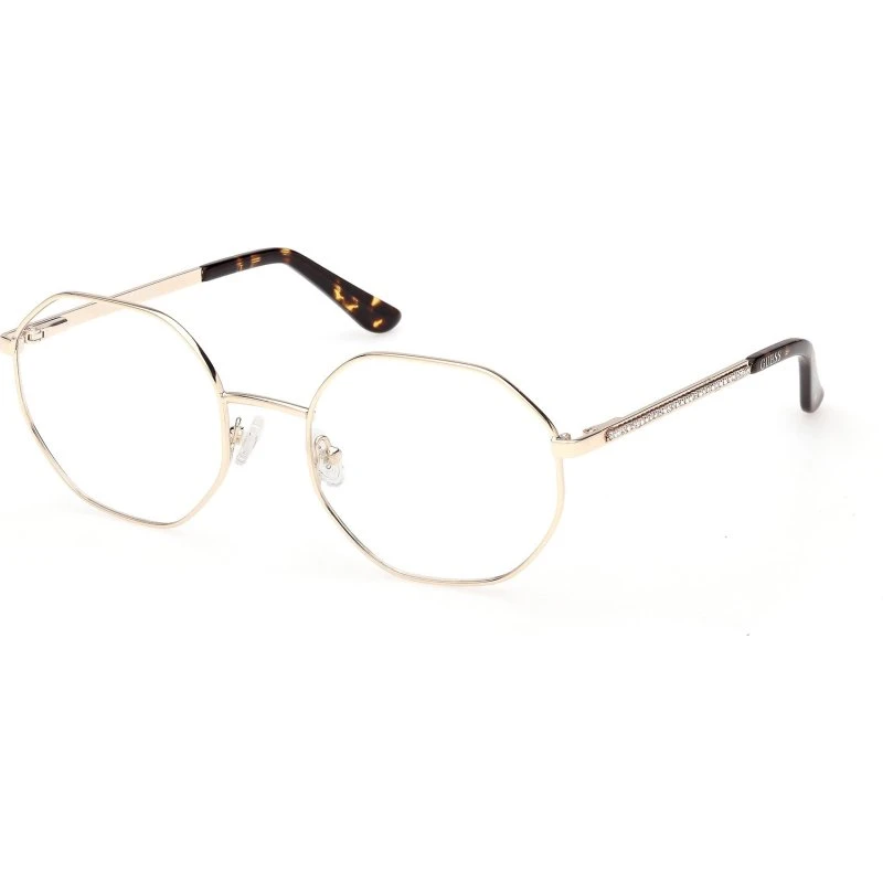Guess GU50363 032 Montature da Vista Geometrica Oro Donna