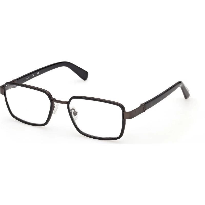 Guess GU50371 001 Montatura da Vista Uomo in Metallo Nero