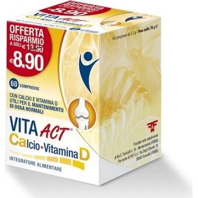 VITA ACT Calcio+Vit D 60CPR