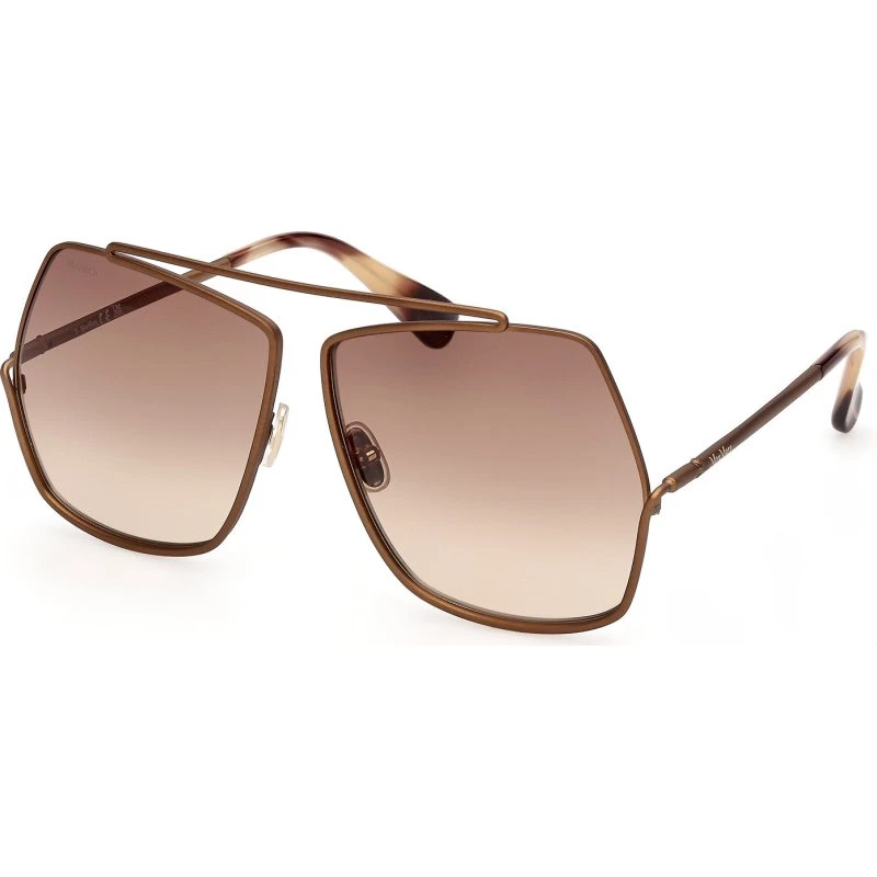 Max Mara Occhiali da Sole MM0006 ELSA Marrone Geometrici