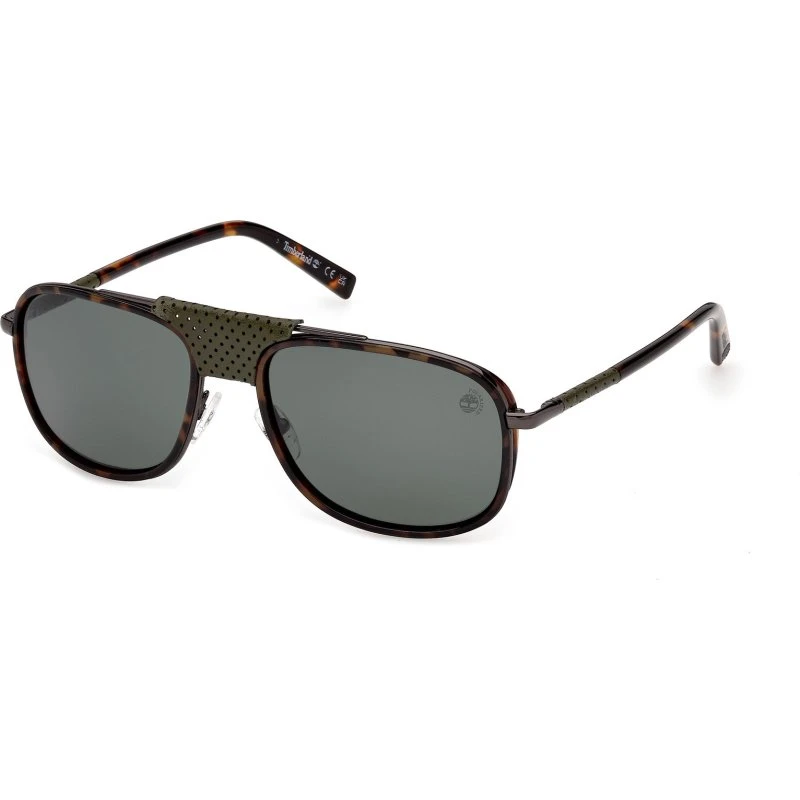 Timberland TB00091 Occhiali da Sole Polarizzati Squadrati Havana