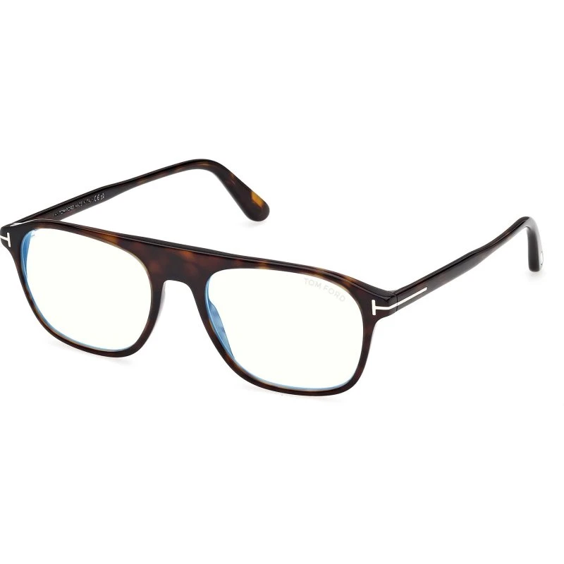 TOM FORD FT6167-B Occhiali da Vista Pilot Acetato Havana