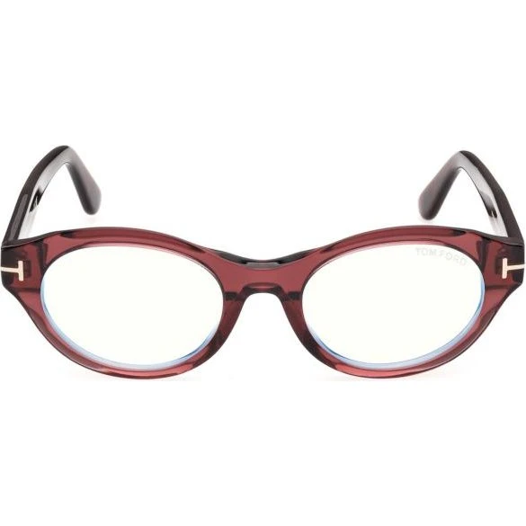 Tom Ford FT6172-B Blue Block Occhiali da Vista Donna Bordeaux