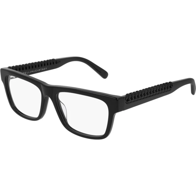 Stella McCartney Donna SC0222O 001 Montatura Vista Acetato Nero