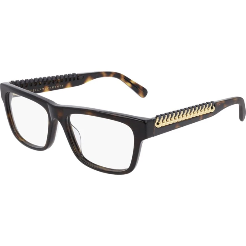Stella McCartney SC0222O 002 Occhiali da Vista Acetato Havana Squadrati
