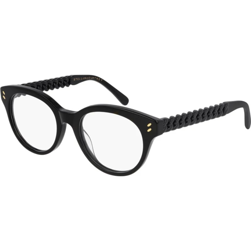Stella McCartney SC0245O 001 Montature da Vista Rotonde Nere