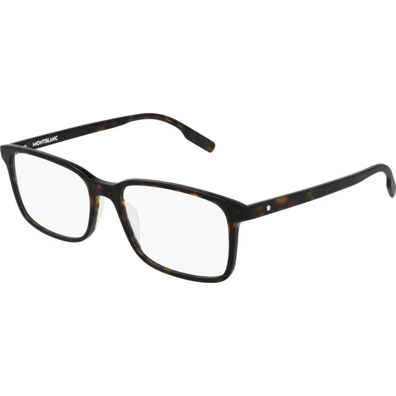 Montblanc MB0152O 006 Montatura Vista Acetato Havana Squadrata