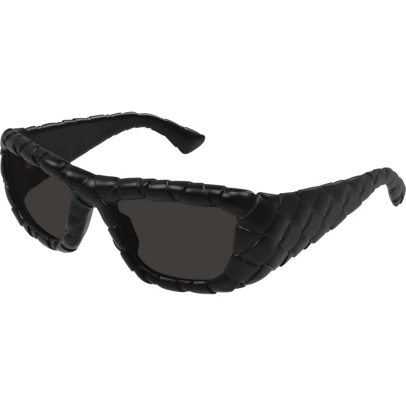 Bottega Veneta BV1303S 001 Occhiali da Sole Rotondi Neri