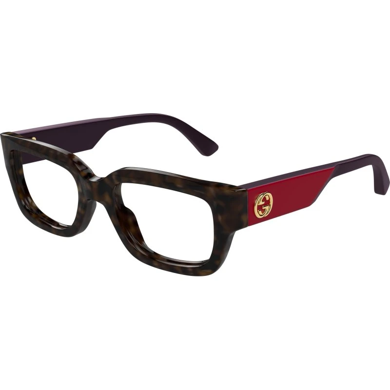Gucci GG1666O 004 Occhiali da Vista Cat Eye Havana