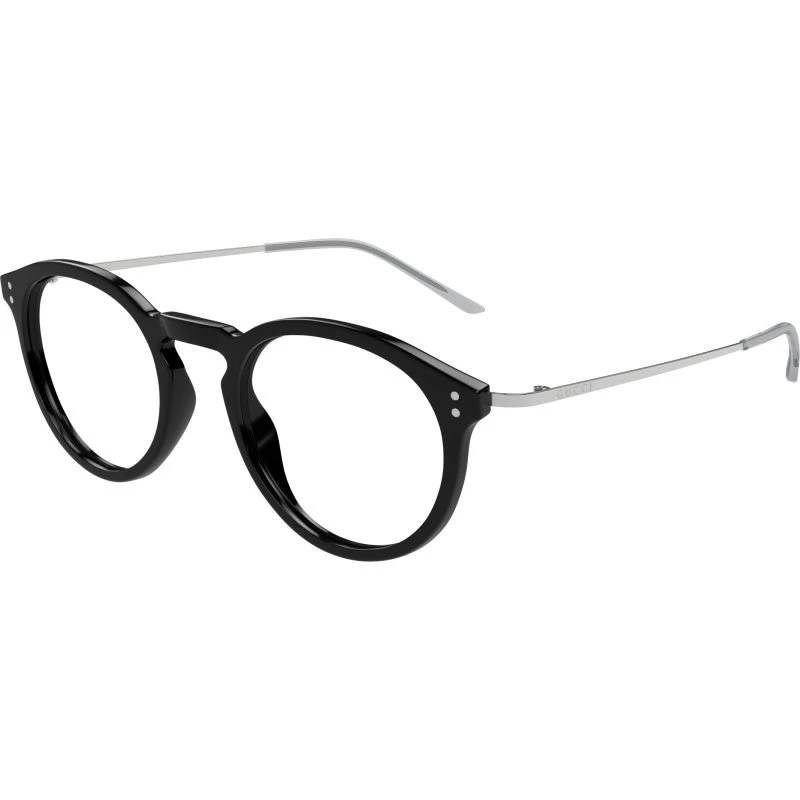 Gucci Uomo GG1710O 001 Montatura Occhiali da Vista Rotonda Acetato