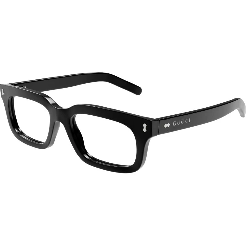 Gucci GG1711S 001 Occhiali da Sole Squadrati in Acetato Nero