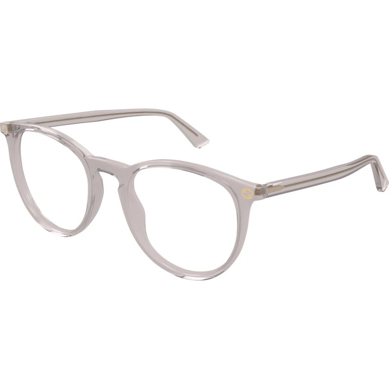 Gucci GG0027O 011 Montature da Vista Rotonde in Acetato Grigio