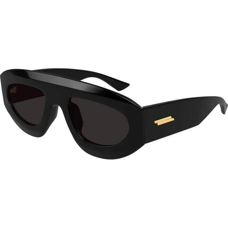 Bottega Veneta BV1358S 001 Occhiali da Sole Geometrici in Acetato