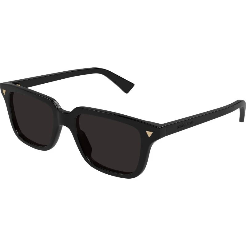 Bottega Veneta BV1363S 001 Occhiali da Sole Squadrati Nero/Grigio