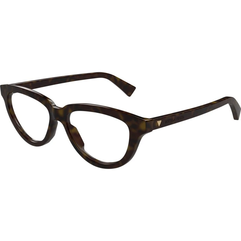 Bottega Veneta BV1366O 002 Occhiali da Vista Cat Eye Havana