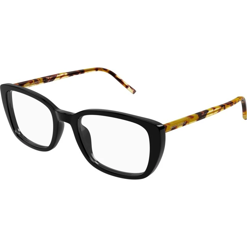 Saint Laurent SL 776 012 Montature da Vista Squadrate Nero