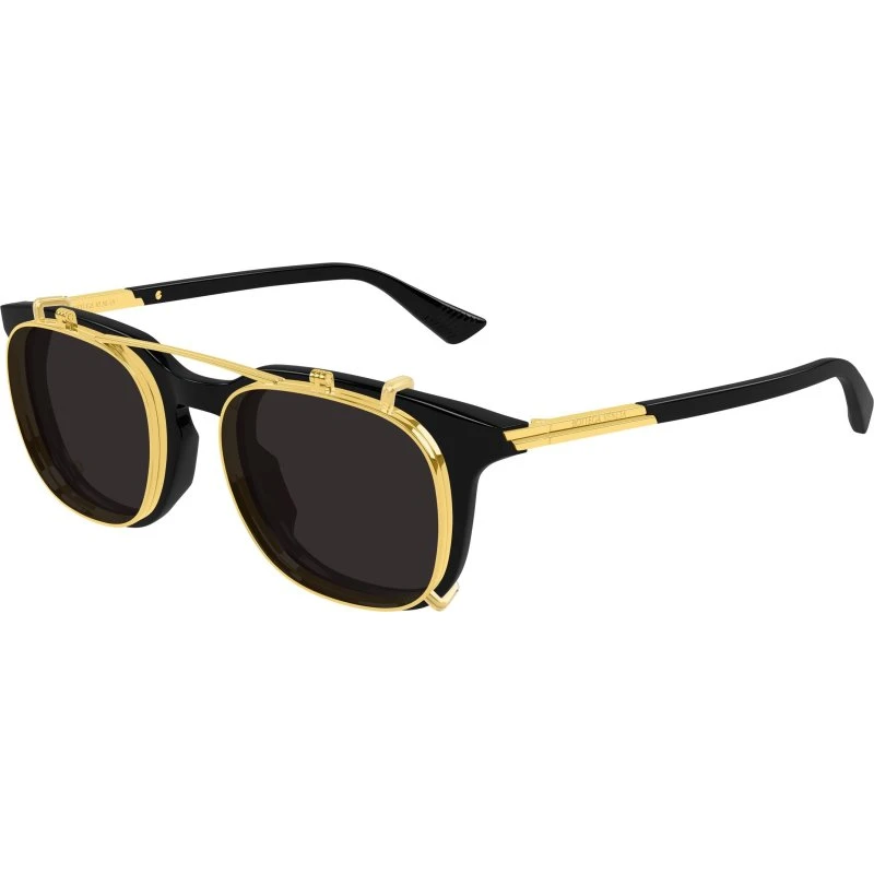 Bottega Veneta BV1429S 001 Occhiali da Sole Squadrati in Acetato