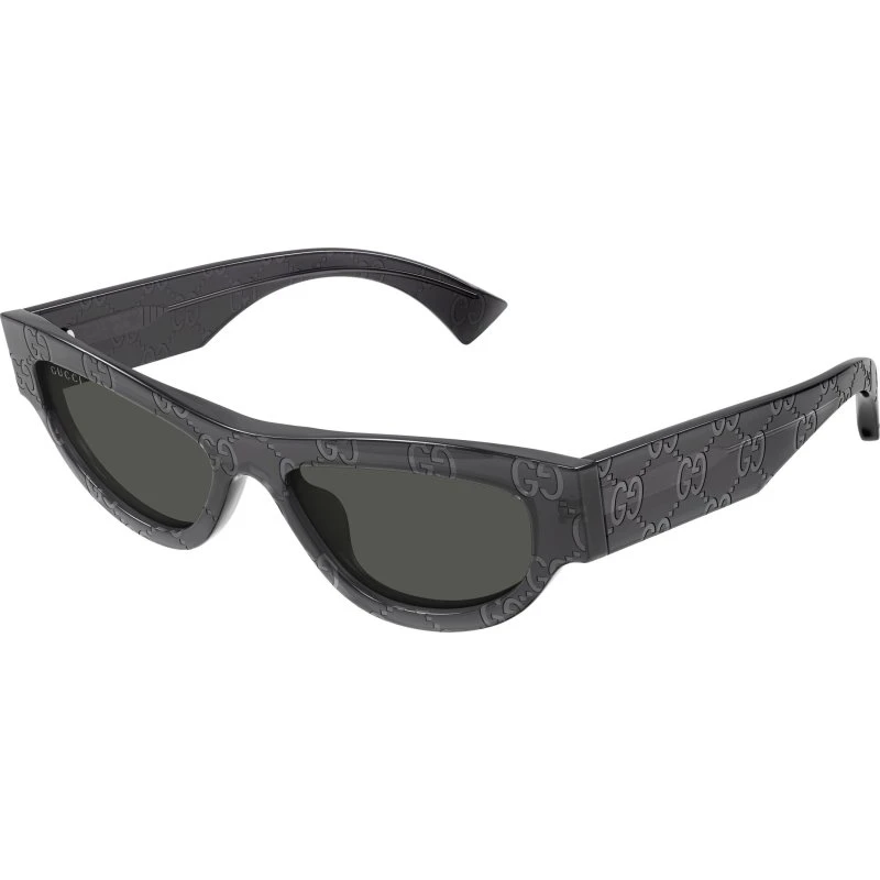 Gucci GG1834S 016 Occhiali da Sole Cat Eye in Acetato Grigio