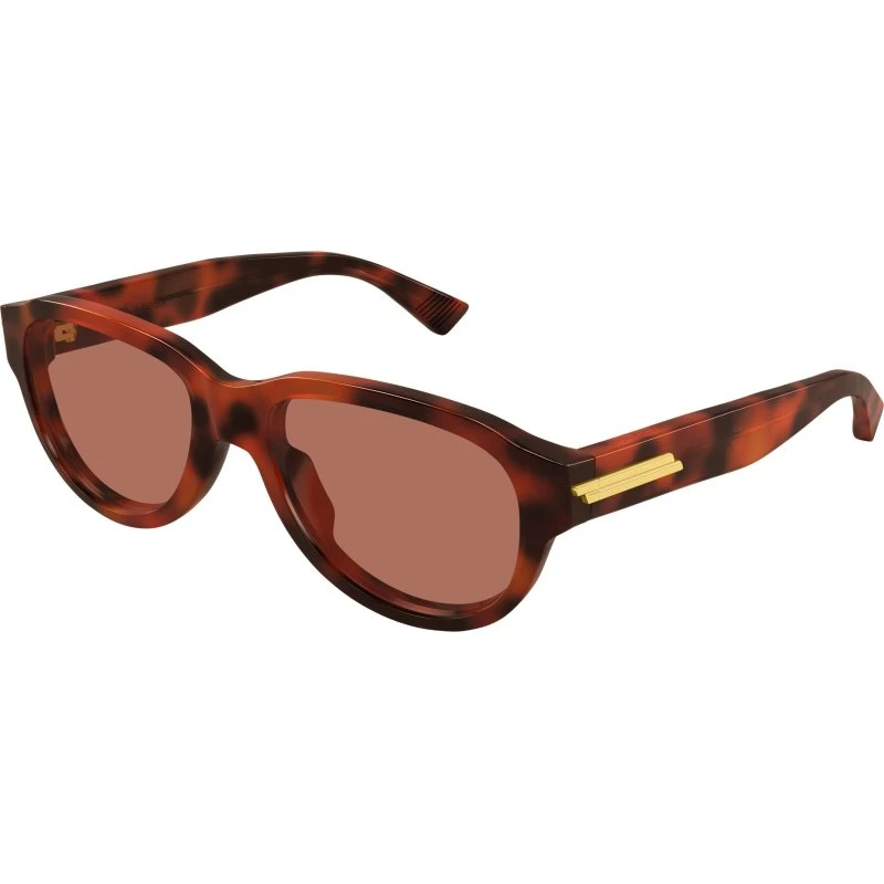 Bottega Veneta BV1410S 002 Occhiali da sole rotondi in acetato