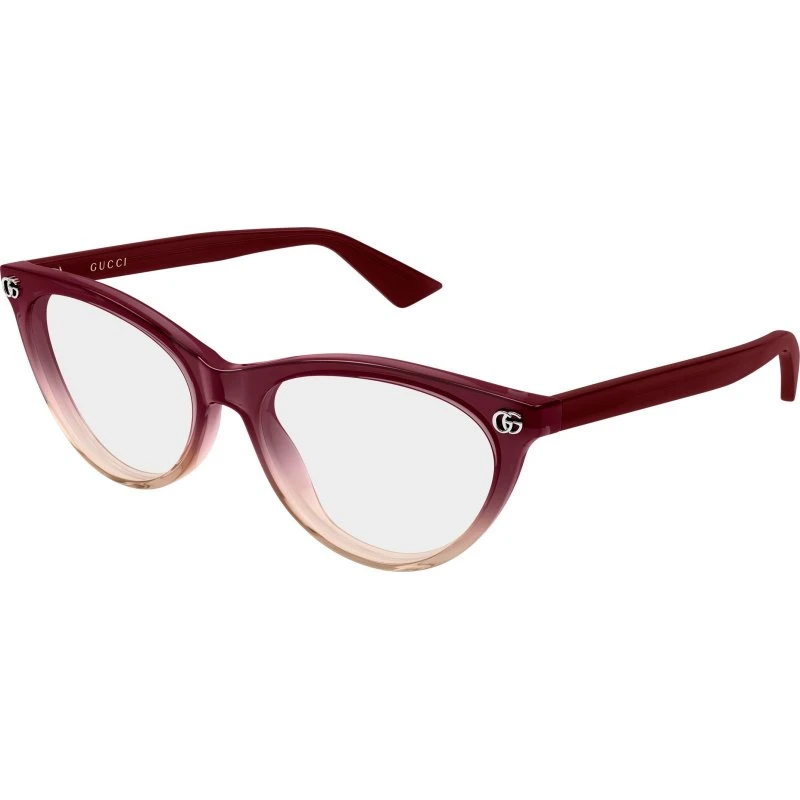 Gucci GG2112O 005 Occhiali da Vista Cat Eye Marrone Trasparente