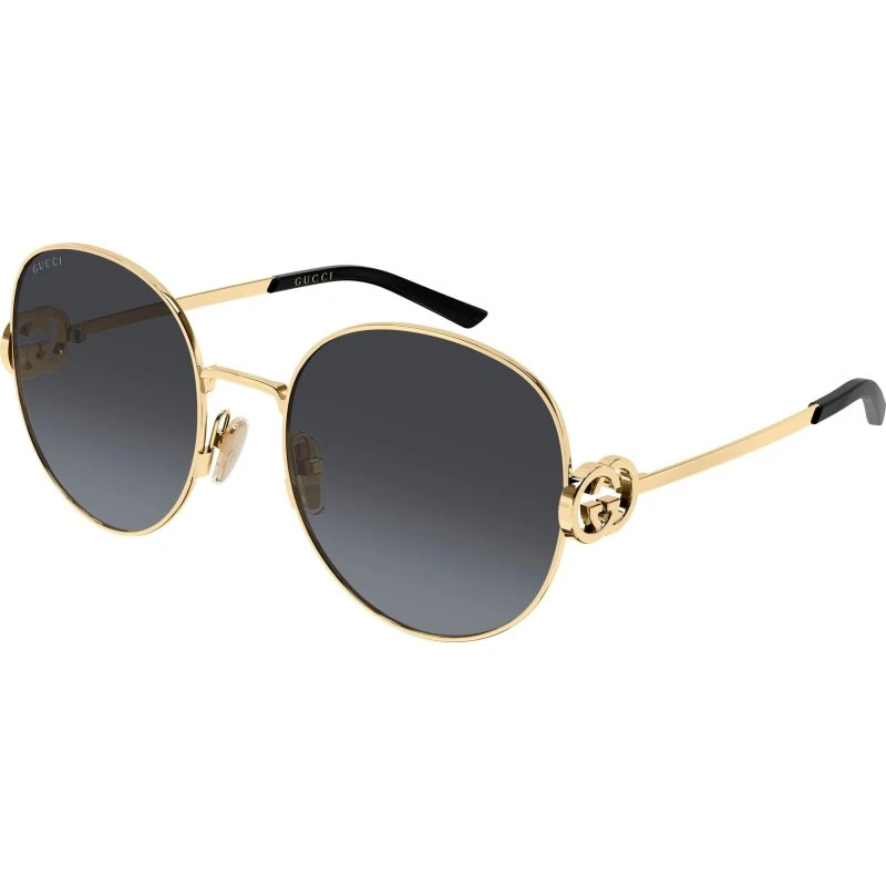 Gucci GG2047S 001 Occhiali da Sole Donna - Oro e Grigio
