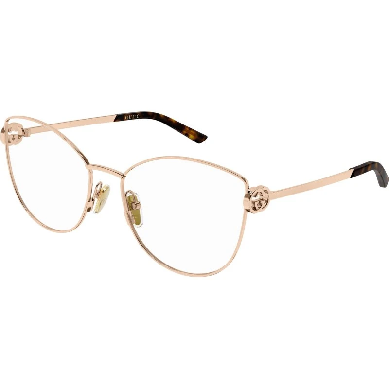 Gucci GG2049O 004 Occhiali da Vista Donna Farfalla Oro