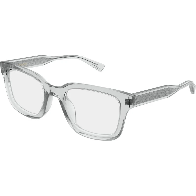 Gucci GG2071OL 005 Montatura da Vista Squadrata in Acetato Grigio