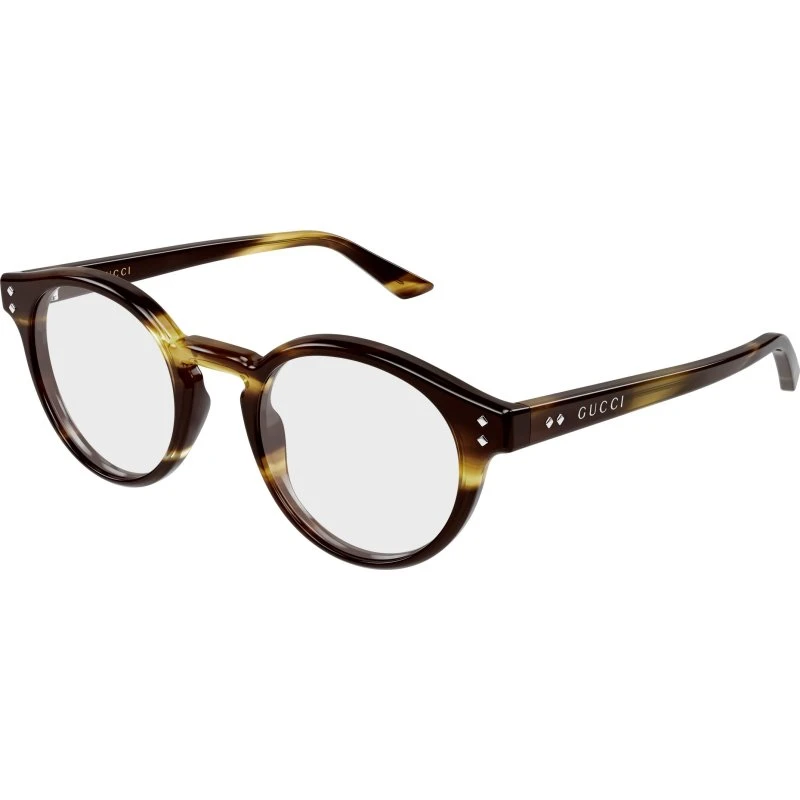 Gucci GG2133O 002 Montature da Vista Rotonde Acetato Havana