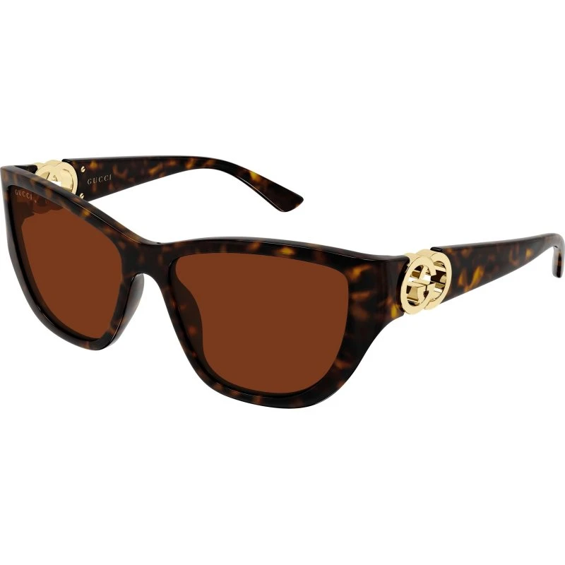 Gucci GG2122S 003 Occhiali da Sole Cat Eye Havana