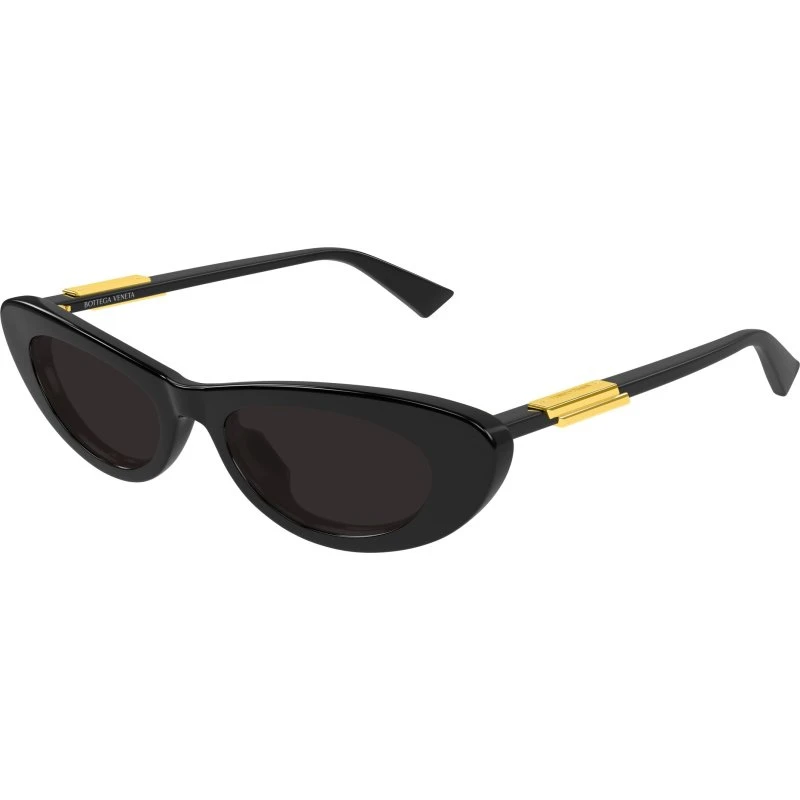 Bottega Veneta BV1447S 001 Occhiali da Sole Cat Eye in Acetato