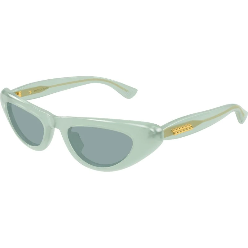 Bottega Veneta BV1450S 003 Occhiali da Sole Cat Eye Verde