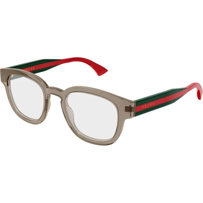 Gucci GG1992O 007 Occhiali da Vista Uomo in Acetato Marrone