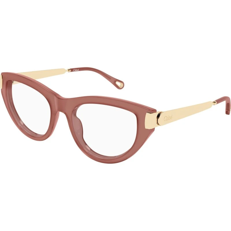 Chloé Montature da Vista Cat Eye Rosa Trasparente CH0352O 004