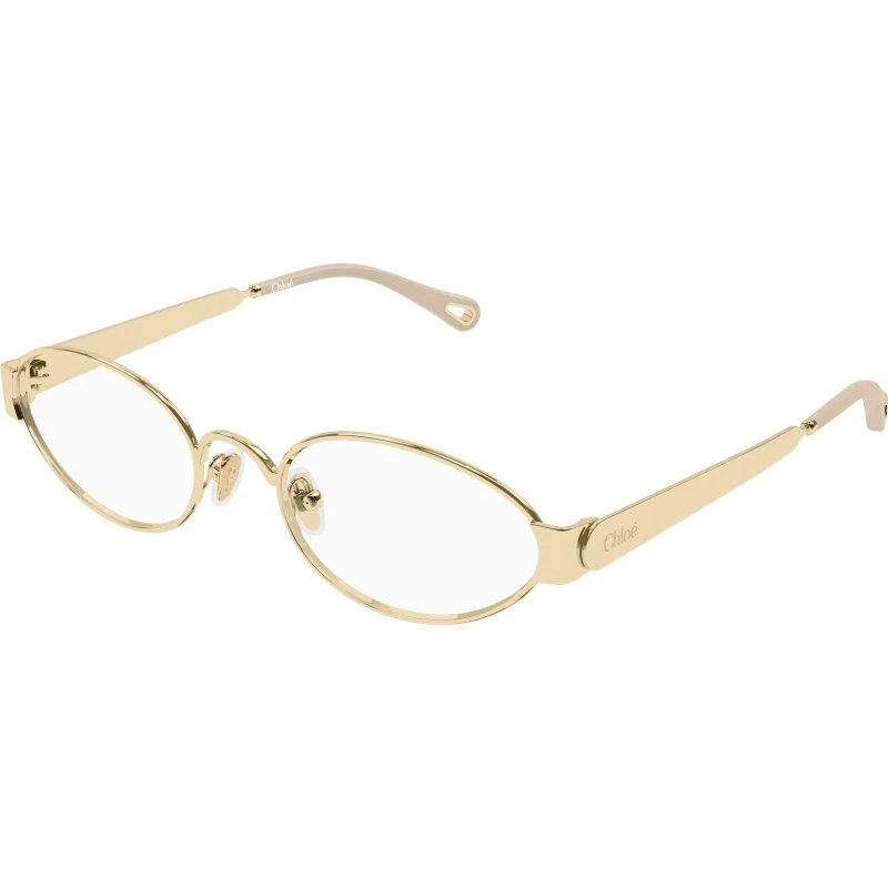 Chloé CH0355O 001 Montature da Vista Rotonde in Metallo Oro