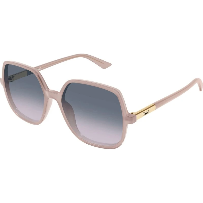 Chloé CH0362S Occhiali da Sole Geometrici in Acetato Beige
