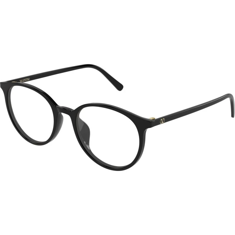 Valentino VG0041OK 001 Montatura Occhiali da Vista Rotonda Acetato Nero