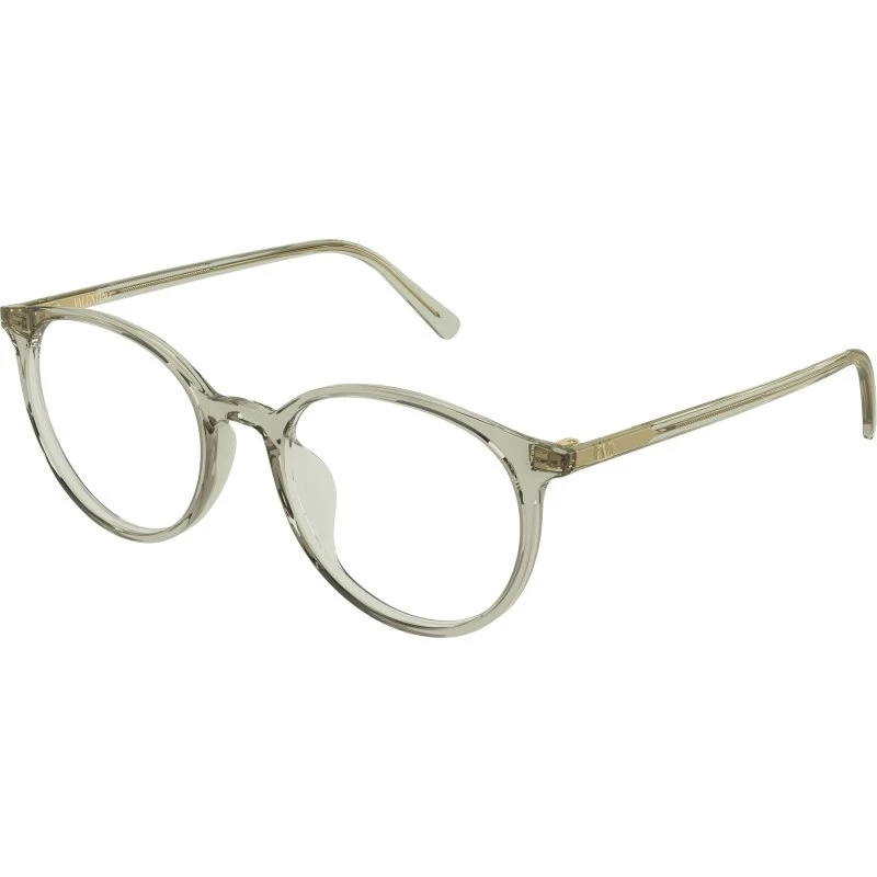 Valentino VG0041OK 003 Montature da Vista Rotonde in Acetato Verde