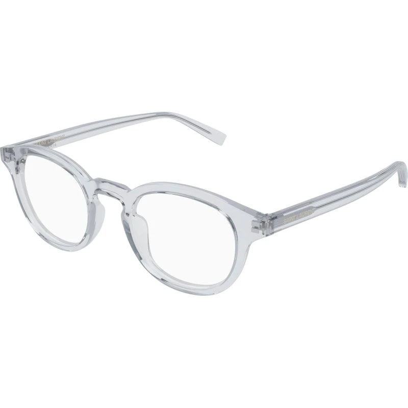 Saint Laurent SL 907 003 Montature da Vista Cat Eye Grigio Trasparente